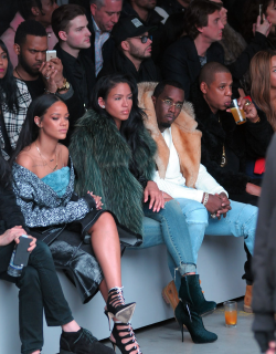 aintnojigga:  Jay Z, Rihanna, Cassie, and