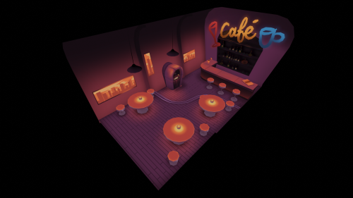 Here’s a small expansion for my Castle Town World - Cafe. Done in two days - that’s as m