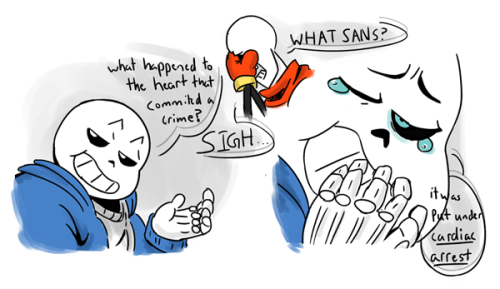 orphyis-art:    Sans is great at puns and all, but we all know Papyrus is the Pun master… (forgive me)   