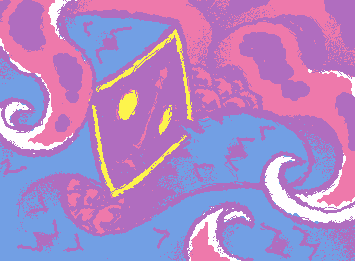 Some Wiggly Paint Art With Wwag Stuff, Btw I'm Genuinely Crying V