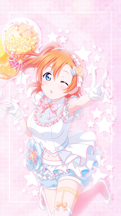  08.03  happy birthday honoka-chan! ☆ ～(‘▽^人) 