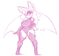 nosmir:  Felt like doodlin’ Rouge.   ¯\_(ツ)_/¯