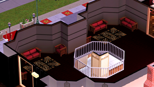 Recreated yellow roof from The Sims Superstar, and I recreated Fairchild Film Studio so I can test S