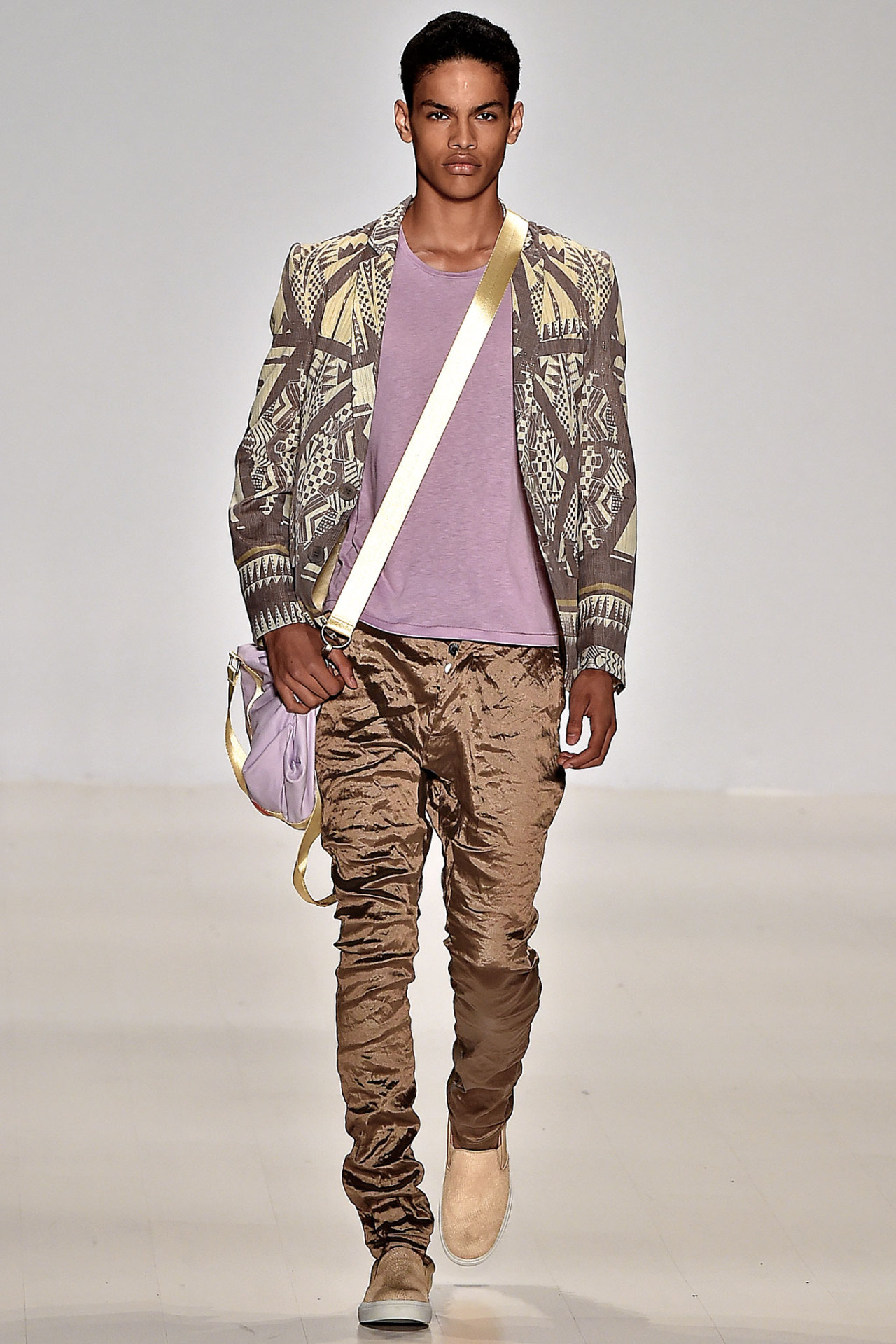 grabyourankles:  Noa Thomas walks for Custo Barcelona spring/summer 2015 at New