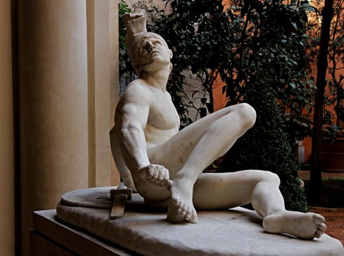 hadrian6:    The Dying Achilles - 1854. Filippo Albacini (1777-1858). marble. Accademia Nazionale di San Luca (Italy)     http://hadrian6.tumblr.com