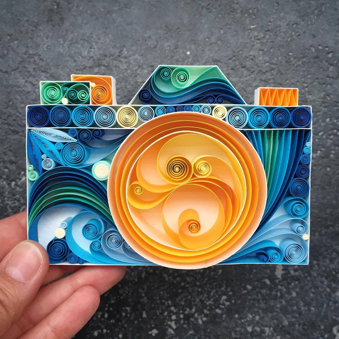 wordsnquotes:  Whimsical Quilled Paper Designs by Sena Runa Istanbul-based artist