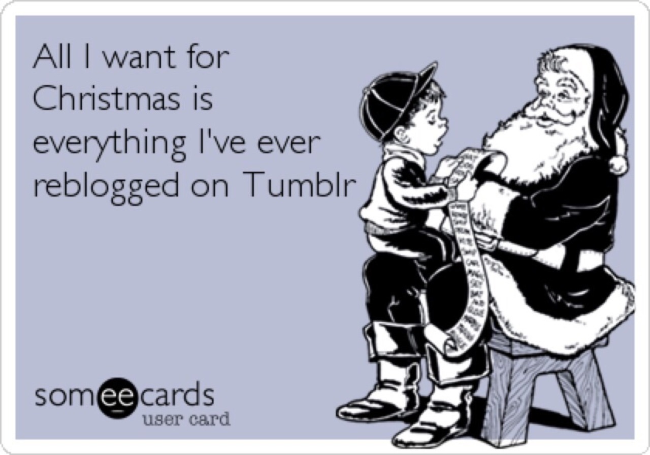 naughtyleesmith:  Right? (Full video in the source) but Merry Christmas fellow bloggers
