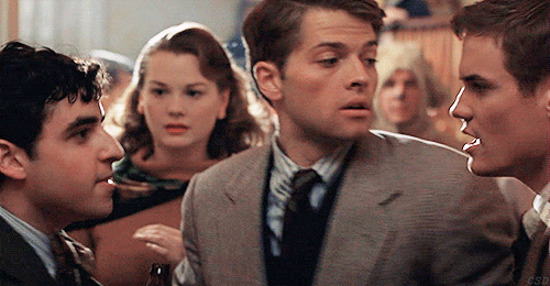 Gif Re-makes ↳ Misha Collin’s Cheekbones In Liberty Heights