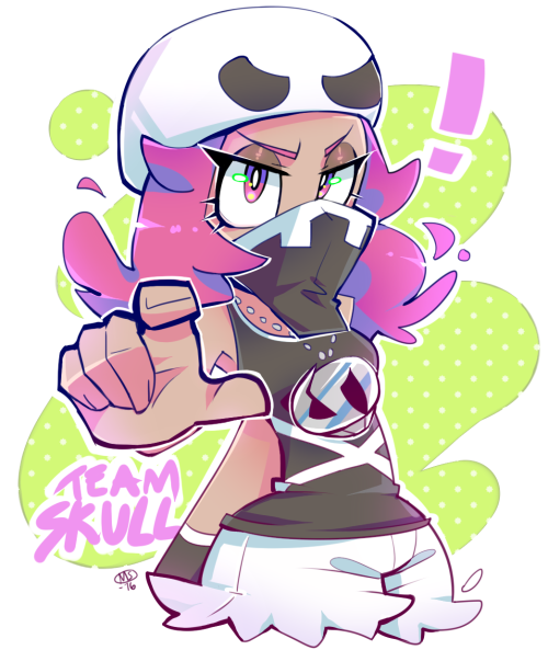 milkayart: team skull grunts are cute