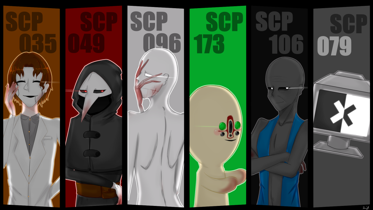 Another day, another SCP redesign fanart. Today, i've selected SCP-939 and  SCP-035 for the rework. I also would do SCP-079, but there was not much to  redesign there : r/SCP