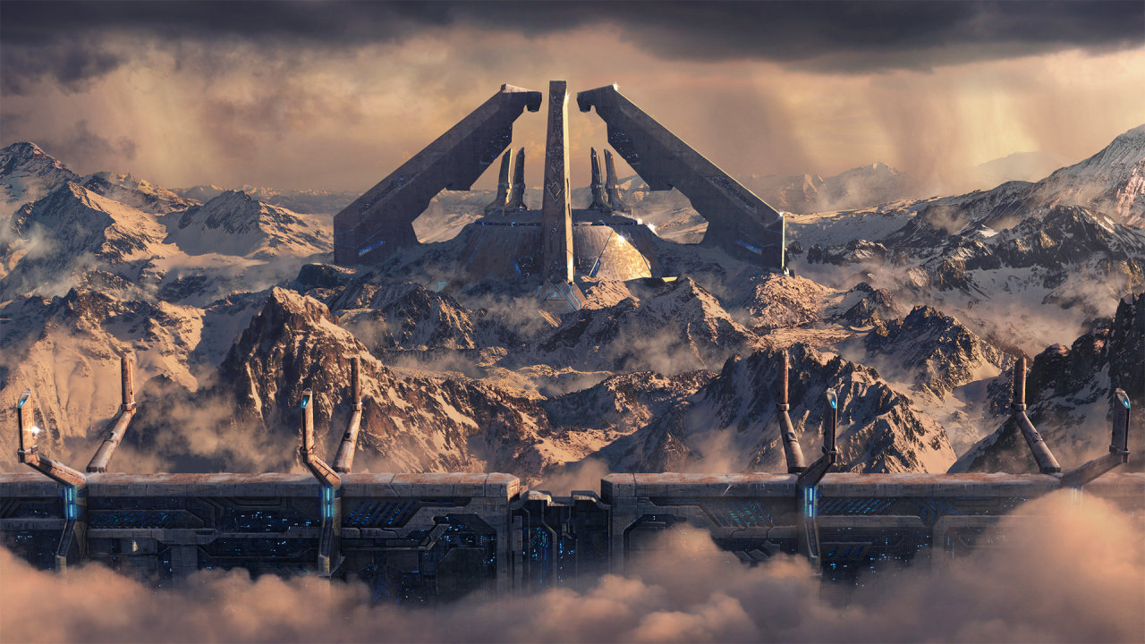cinemagorgeous:  Sci-fi concept art by Nicholas Hiatt.