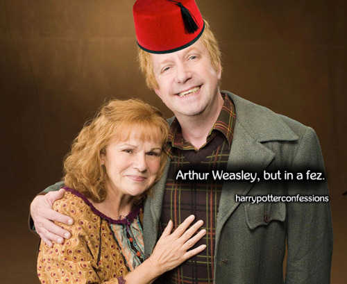 Arthur Weasley, but in a fez.