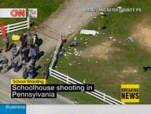 congenitaldisease:  On 2 October, 2006, 32-year-old milk-truck driver, Charles Carl Roberts, entered the one-room Amish schoolhouse, West Nickel Mines School, in Pennsylvania. He was armed with an arsenal of weapons including multiple guns, knives, and