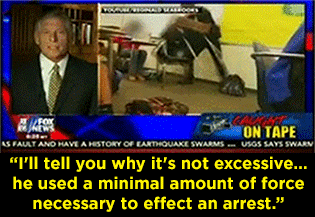 mediamattersforamerica:  Despite their defending him, the officer has been fired.
