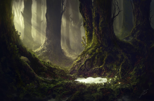 megarah-moon: “The Sleeping Green” by Julian Bauer