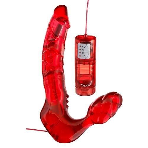 Red Strapless Strap On adult item Bend Over Boyfriend Toy Joy Toys online sex shop store
