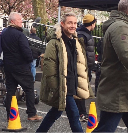 constancecream: Martin Freeman Setlock, London, Trinity Square, 26/4/2016