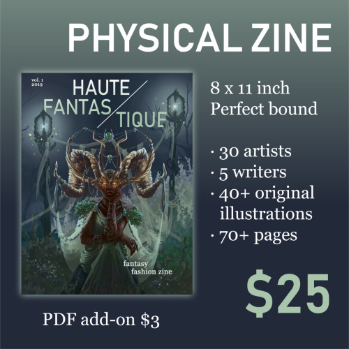 fantasyfashionzine: Our leftover sales are open!  We have a few remaining zines, and zines wit