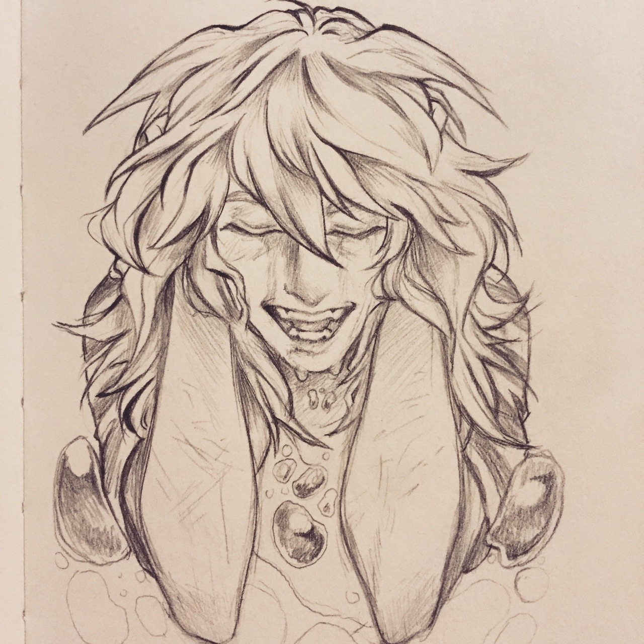 littleluxray:  Some doodles from the past week! Bakura struggling with his yami and