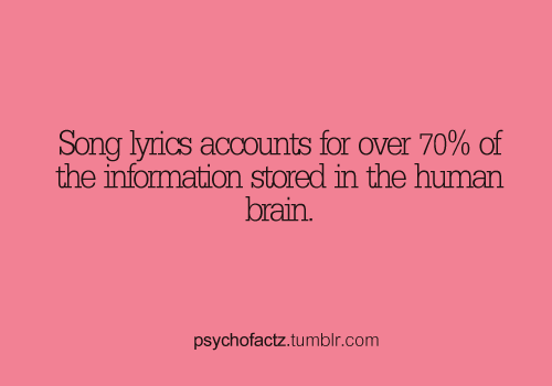 psychofactz:  More Facts on Psychofacts :)