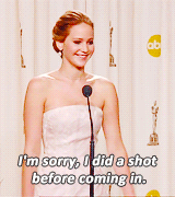  Ladies and gentlemen, the Queen of 2013, Jennifer Lawrence. 