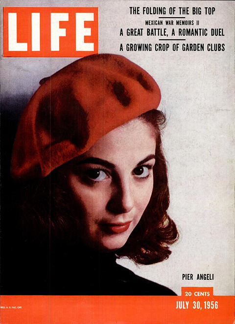  1950s: Actresses on Life Magazine  Janet Leigh, Audrey Hepburn, Eva Marie Saint