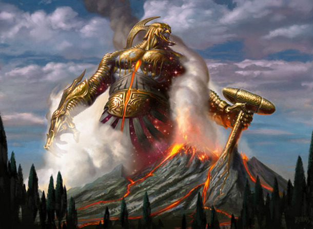 justmagicthings:  The Gods of Theros. We’ve all seen most of the art by now, but