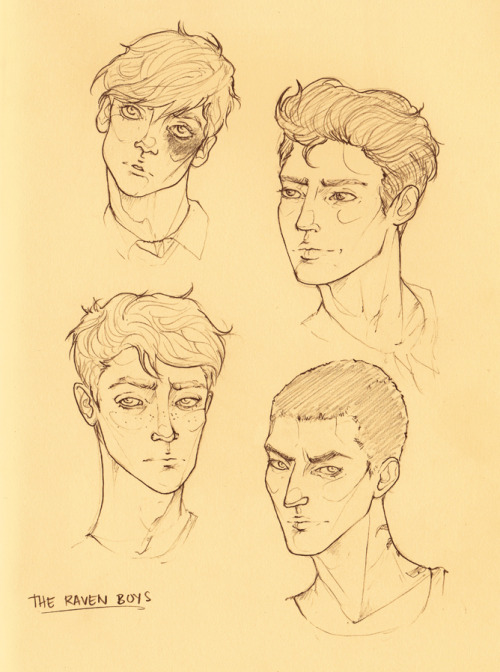 f0x-meets-w0lf:couldn’t sleep last night (shocker!) so i doodled the boys in my sketchbook! noah, ga