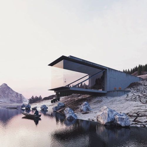 ultimatepad: “Rocky House”, Switzerland,Reza Mohtashami Design