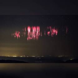 Red Sprites over the Channel #nasa #apod #sprites #redsprites