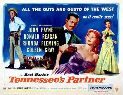 assorted promises from poster art for Tennessee’s Partner (1955).