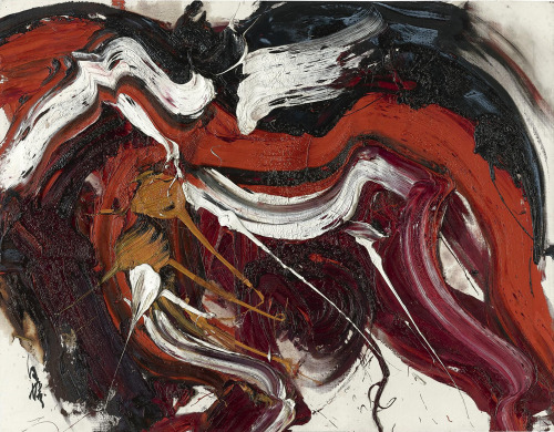 socialclaustrophobia:Kazuo Shiraga (Japanese, 1924–2008), Kaku Rou [threatening wolf], 1963. O