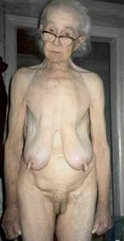 Naked very old granny nude