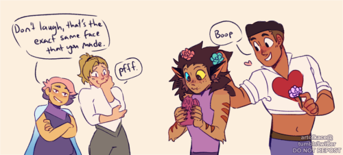 artofkace:  going ahead and posting this bc it’s the s5 epilogue vibes i want in the world - Catra getting the BFS post-Horde Etheria Experience for a ko-fi request ;n;  