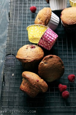 thepathtomoderation:  Raspberry Muffins 