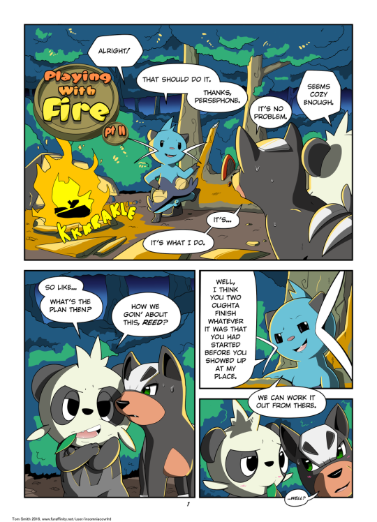  [Comic] Playing With Fire: pt II - All Pages (text post) 