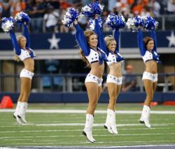eroticismexpolored:  johnniewaswolf:  epicfemales:  Cowboys!  These women make shit money and nothing close to a living wage, and it’s legal. And it’s not just them. It’s all NFL cheerleaders. If you enjoy seeing them, tell Roger Goodell to remove