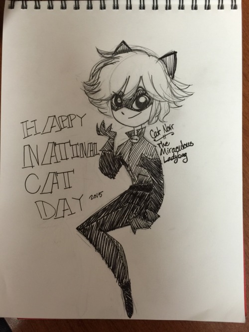Another Take On National Cat Day. Happy National Cat Day!
