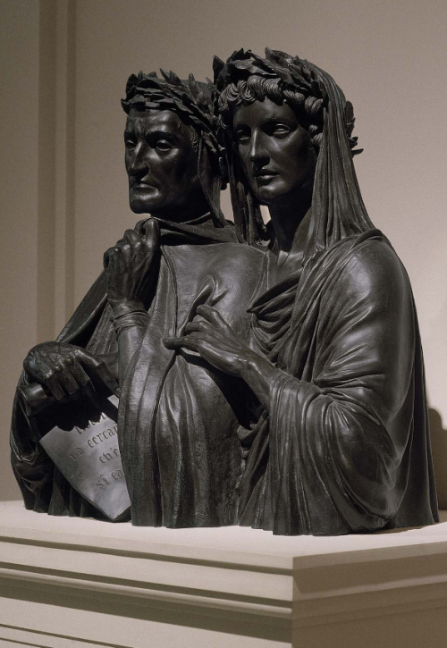 unspeakablevice:&ldquo;Half length figures of Dante and Virgil. Modeled 1861, cast 1862.&rdq