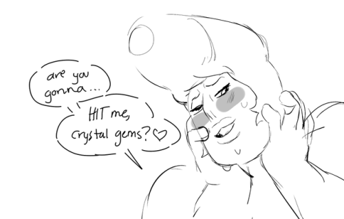 airyairyquiteinappropriate: fabulouschicken98:  shacklefunk:  shacklefunk:  a yellow diamond agate,,she wouldnt be a YD gem if she werent a weird pervert shes extremely well made for being so young, so theres a LOT of pressure on her to be successful.