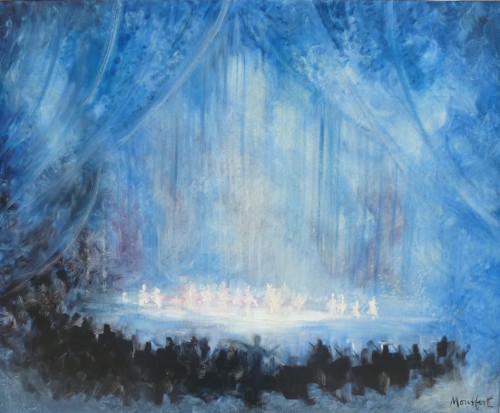 catonhottinroof:Franz Van Monfort (1889-1980)Scène de Ballet avec Orchestre