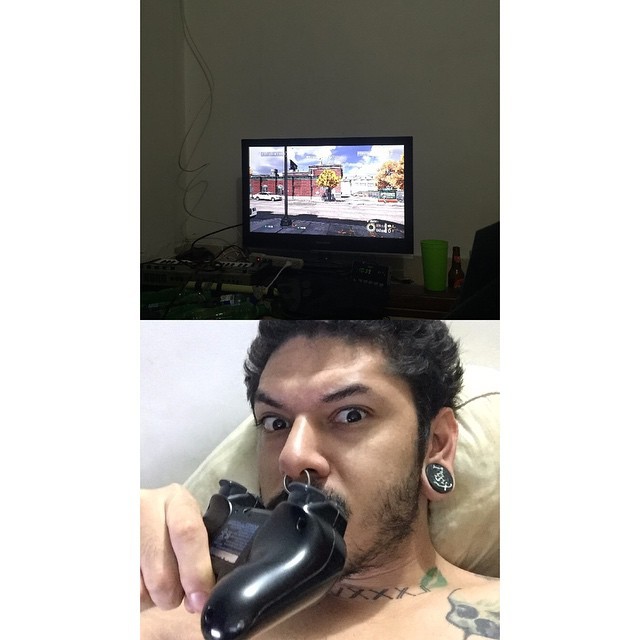 Playing some payday 2!!! #frontback @frontbackapp