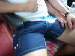 guys-with-bulges:  The bulge on the bus goes mmm mmm mmm.