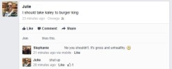 burgerluvr:  I’m on my moms facebook 
