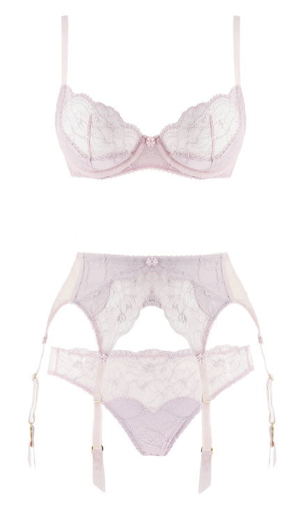 pixie-sara:Dita Von Teese Tryst soutien-gorge in crystal pink ♡