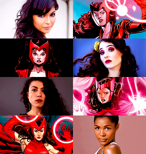 s4karuna:Some of the actresses of Romani descent suggested for Wanda Maximoff, who is canonically ha