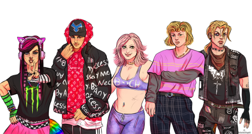 A friend and I were discussing what the part 5 gang would wear in modern times since part 5 is in I 
