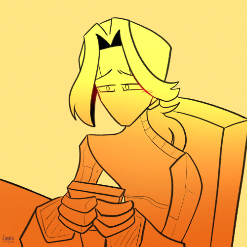 fifth panel of the comic where the first panel is zoomed in and my sona is now looking towards sun who is off-camera with a look of endearment in her eyes