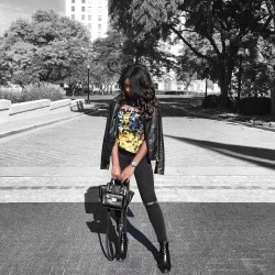 Blackfashion: Currently Wearing H&Amp;Amp;M Shoes And Jacket, Paired With Hot-Topic