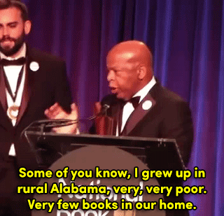 bookporn: the-movemnt:  Rep. John Lewis wins National Book Award 60 years after he